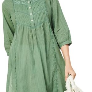 Max Women's Cotton Blend Regular Fit Casual Kurta